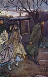 Illustration for Cranford by Mrs Gaskell